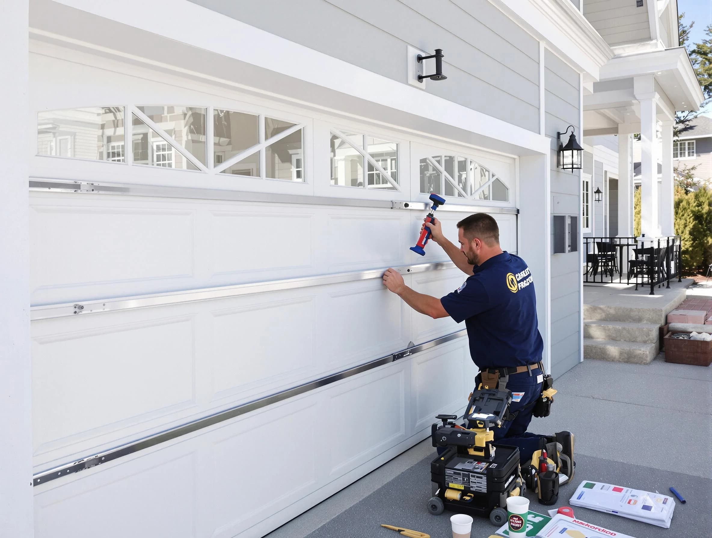 Professional garage door installation by Livingston Garage Door Repair in Livingston