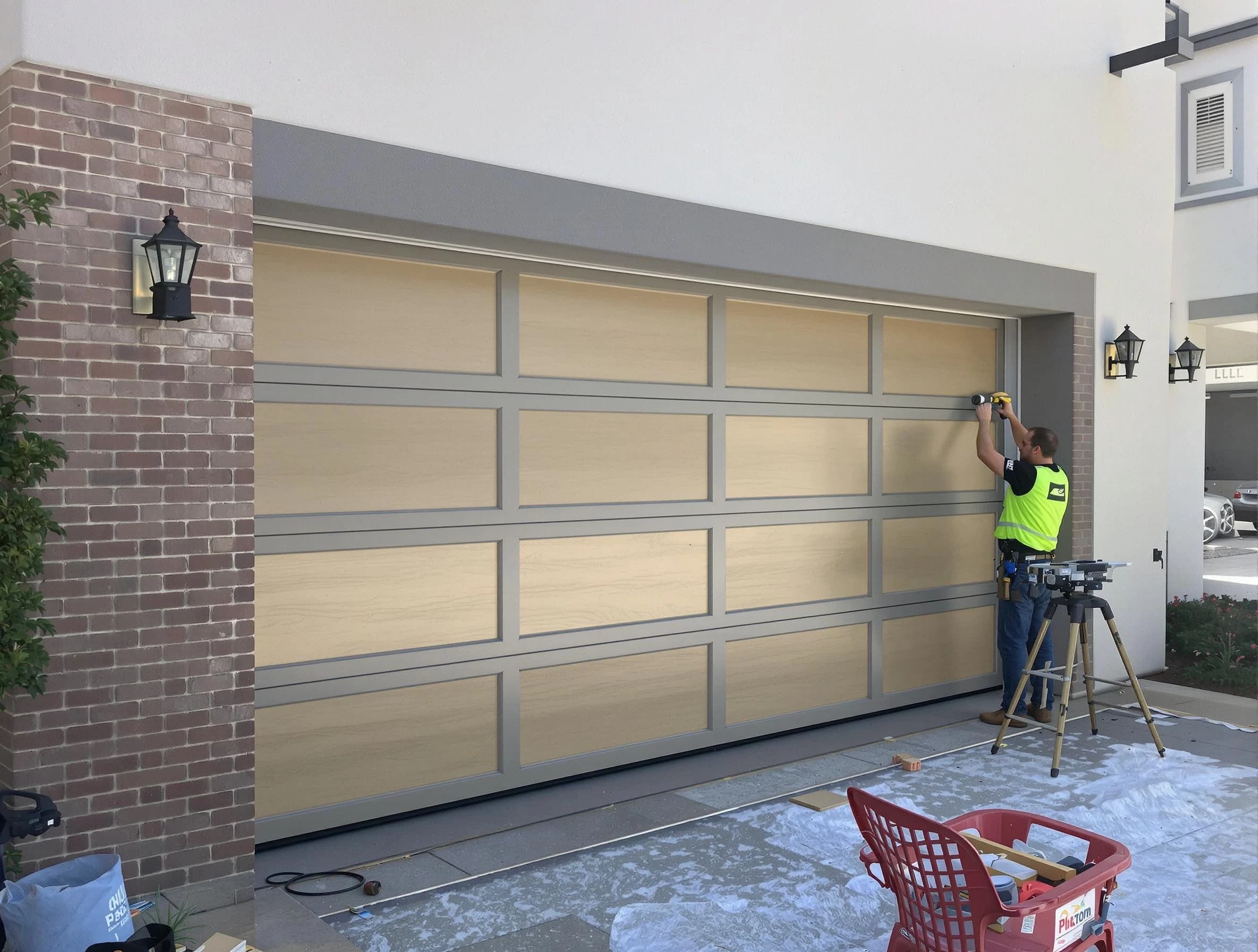 Garage door replacement service by Livingston Garage Door Repair in Livingston