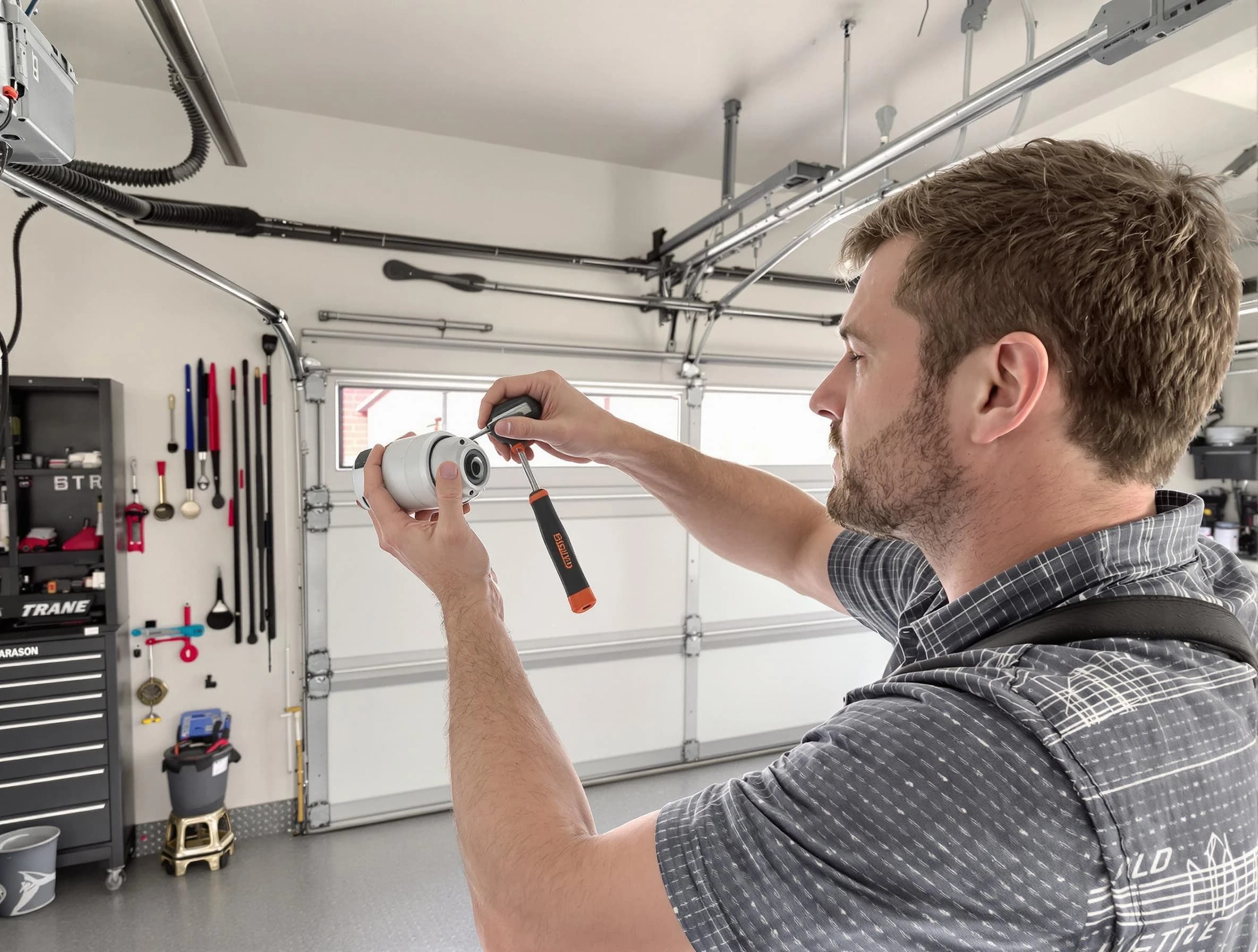 Garage door opener repair service by Livingston Garage Door Repair in Livingston