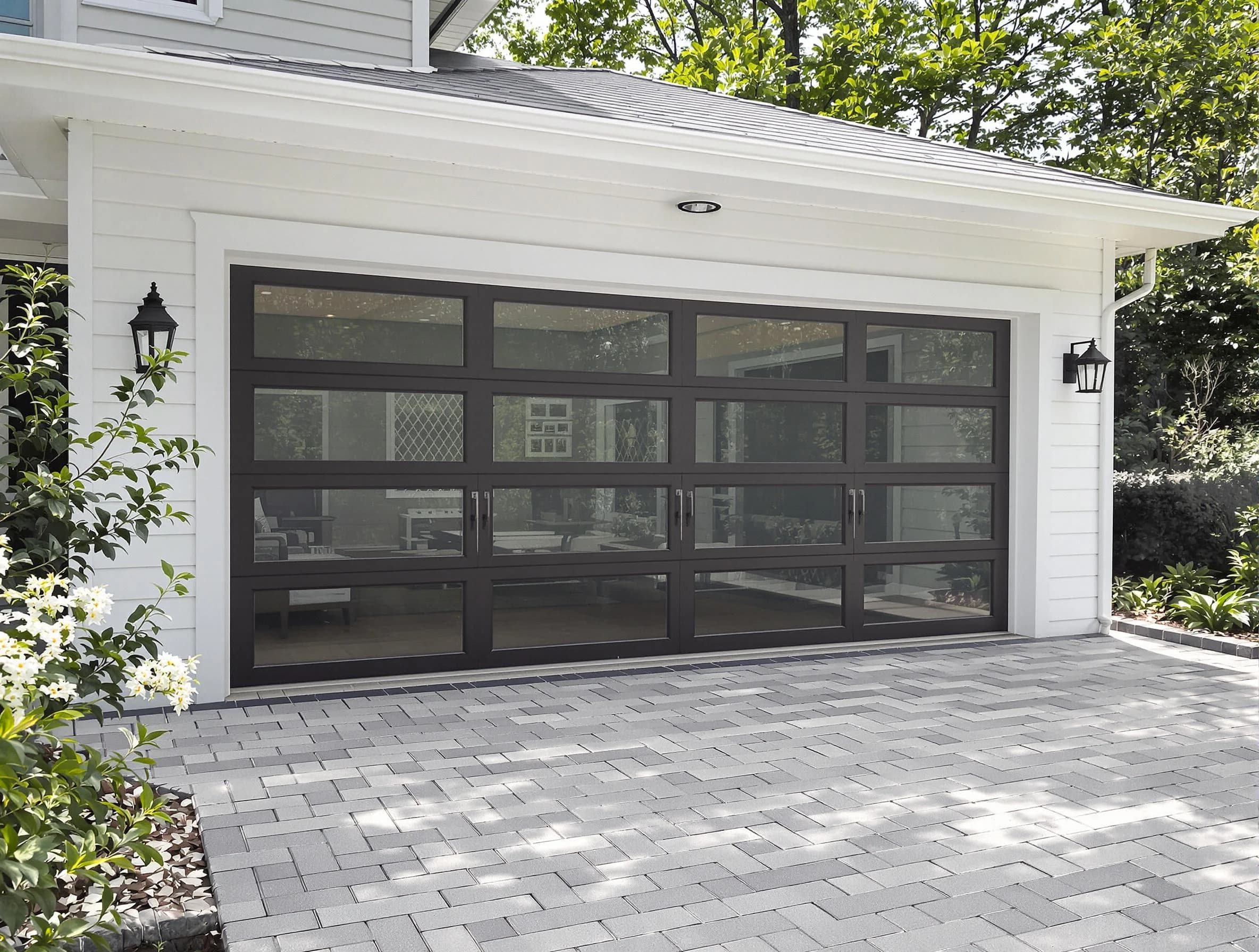 Livingston Garage Door Repair design specialist presenting custom garage door options to Livingston homeowner