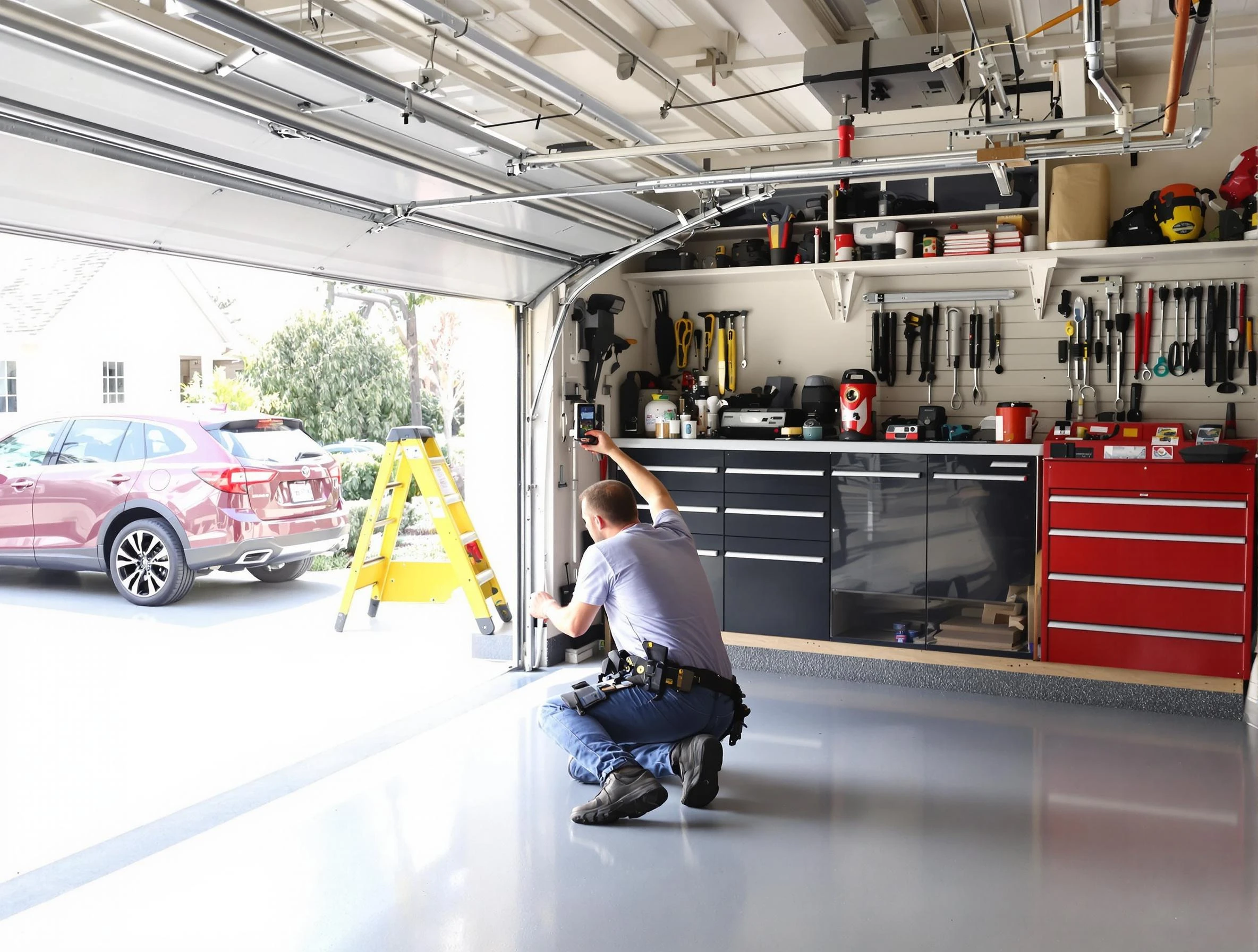 Local garage door repair service by Livingston Garage Door Repair in Livingston