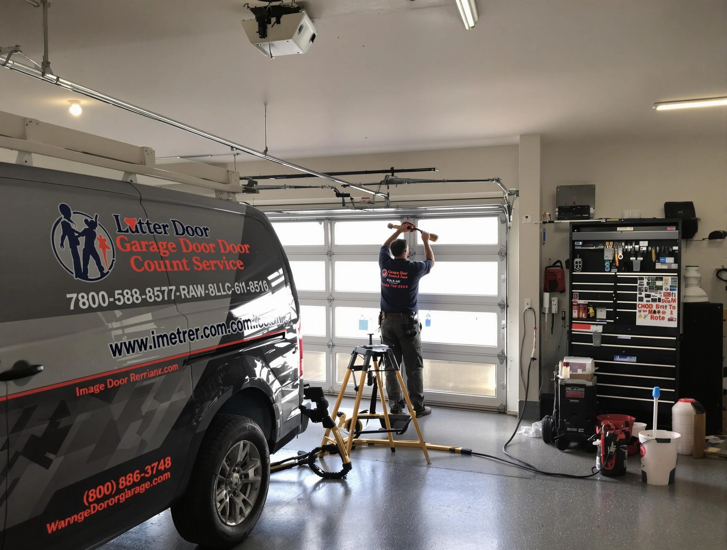 Livingston Garage Door Repair rapid response team performing same-day repair in Livingston
